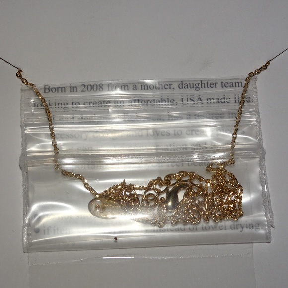 Rebecca Accessories Gold Tone Glasses Necklace - Picture 2 of 2